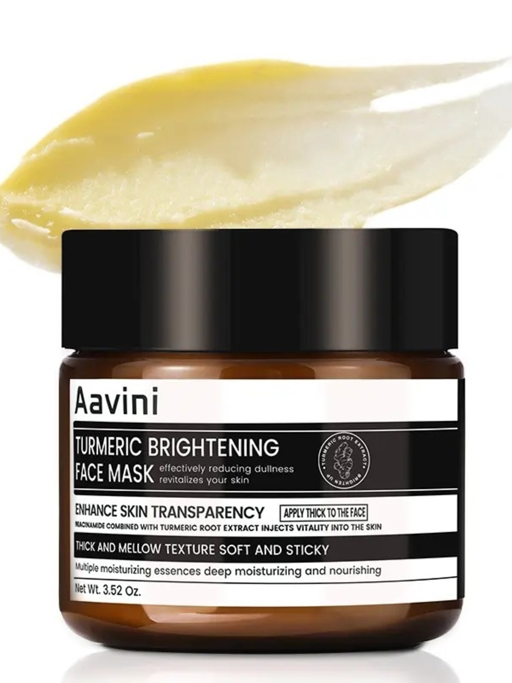 Turmeric Brightening Face Mask – Yellow Brightening Cream